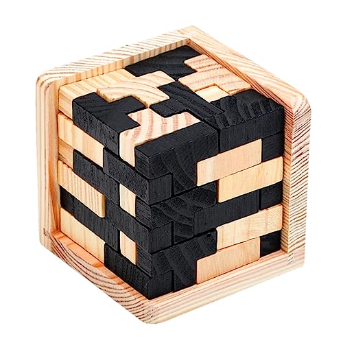 JOINPAYA Kongming Schlossspielzeug Luban-Lock- Kongming Schloss Ineinandergreifendes Puzzle- Intellektuelles Puzzle- Spielspielzeug Freischalten Holz JOINPAYA Kongming Schlossspielzeug Luban-Lock- Kongming Schloss Ineinandergreifendes Puzzle- Intellektuelles Puzzle- Spielspielzeug Freischalten Holz von JOINPAYA