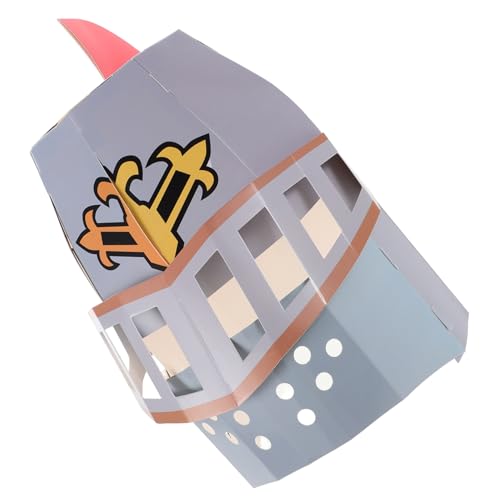 JOINPAYA Kreative Ritter Papiermaske für DIY Bastelset für Mittelalterliche Mottopartys Sicher und Bequem Fördert Kreativität und Vorstellungskraft von JOINPAYA