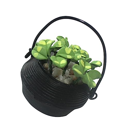 JOINPAYA Miniatur-Bonsai-Handwerk Maßstab 112 Mini-harzpflanze Grün Mini-topfpflanze Ornament Für Puppenhaus von JOINPAYA