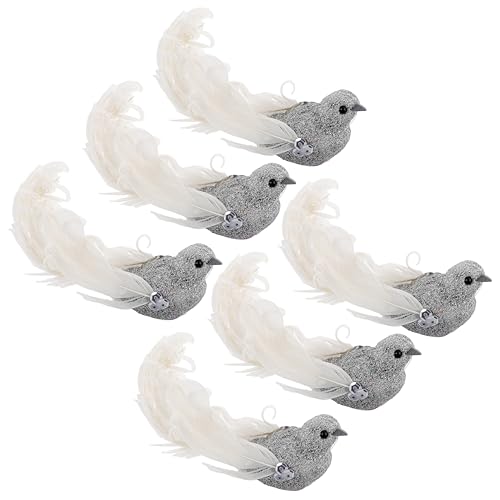 JOINPAYA Künstliche Vögel Simulierte Tiermodelle Gefälschte Vogelstatuen Dekorative Vögel Heimdekoration Künstliche Tiere Kleine Vögel Basteln Vogelparty Dekorationen Schaumstoff von JOINPAYA