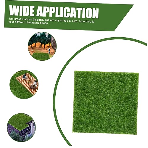 JOINPAYA Künstlicher Moosrasen Realistische Grüne Grasmatte für Mikro Landschaftsbau Pflegeleicht Vielseitig Dekorativ für Garten Puppenhaus DIY und Innenraumgestaltung von JOINPAYA