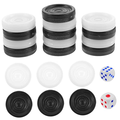 JOINPAYA Kunststoff Schach und Dame Spielsteine Runde Schwarze und Weiße Spielsteine Langlebige Glatte Oberfläche Leicht Tragbar Kompatibel mit Meisten Brettspielen JOINPAYA Kunststoff Schach und Dame Spielsteine Runde Schwarze und Weiße Spielsteine Langlebige Glatte Oberfläche Leicht Tragbar Kompatibel mit Meisten Brettspielen von JOINPAYA