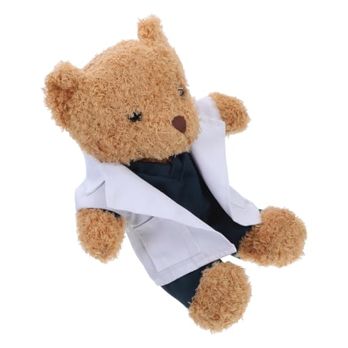 JOINPAYA Kuscheliges Doctor Bear Plüschtier Weicher mit Arztuniform Niedliches Cartoon Stofftier als für Medizinstudenten Valentinstag Weihnachten von JOINPAYA