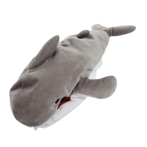 JOINPAYA Kuscheltier nachsprechende stofftiere Kuscheltier Handpuppe Hand Puppet Toy Handpuppen für Kleinkinder 1-3 Handpuppe für Cartoon-Handpuppe PP Baumwolle Grey von JOINPAYA