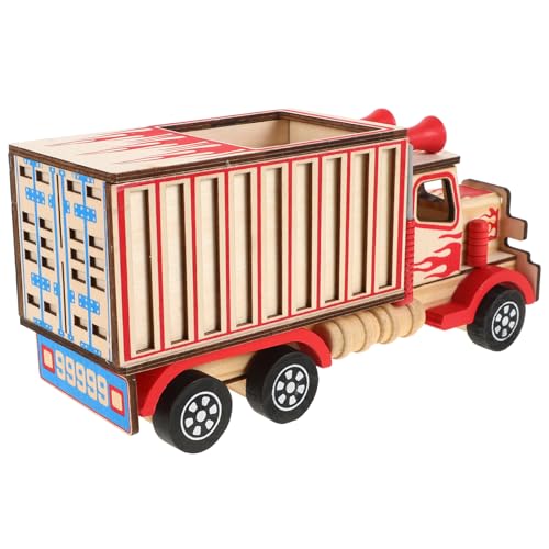 JOINPAYA LKW-Modell Holzspielzeug Auto Miniatur-LKW-Ornament LKW-Ornament Aus Holz LKW-Handwerk Holz-LKW-Dekoration LKW-Figur Kleiner Lastwagen Spielzeuglastwagen Hölzern JOINPAYA LKW-Modell Holzspielzeug Auto Miniatur-LKW-Ornament LKW-Ornament Aus Holz LKW-Handwerk Holz-LKW-Dekoration LKW-Figur Kleiner Lastwagen Spielzeuglastwagen Hölzern von JOINPAYA