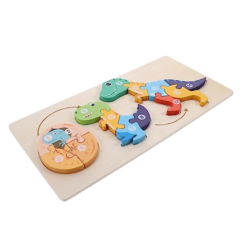 JOINPAYA Lernrätsel holzpuzzle holzspielzeug Tierpuzzle für Kreatives Denkspielzeug Kreatives Lernspielzeug Lernpuzzle für Kleinkinder Formen-Puzzle für hölzern von JOINPAYA