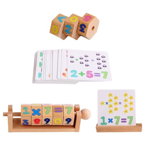 JOINPAYA Robustes Mathe-Spielzeug Für Kinder Lernspiele Für Kinder Holzklötze Lernspielzeug Für Kleinkinder von JOINPAYA