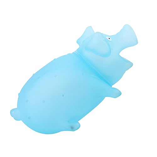 JOINPAYA Leuchtendes in Schweineform Kniffliges Kinderspielzeug Entlüften Schweinchenförmiges Klingendes Blue Vinyl von JOINPAYA
