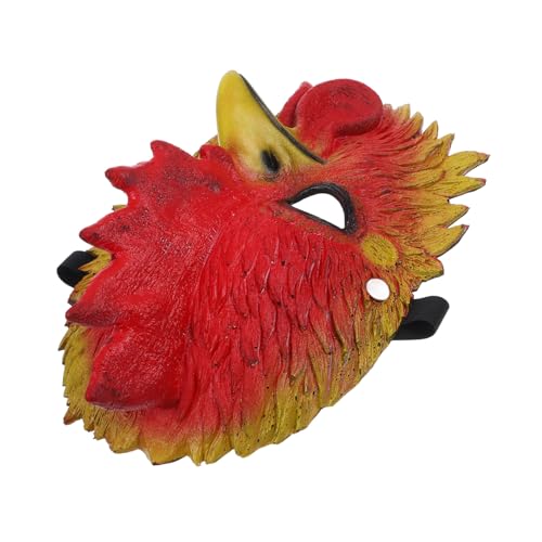 JOINPAYA Lustige Realistische Rooster Tierkopfmaske für Halloween Karneval und Party Auffällige Verkleidung mit Detailgetreuer Hahnsimulation für Cosplay und Maskerade JOINPAYA Lustige Realistische Rooster Tierkopfmaske für Halloween Karneval und Party Auffällige Verkleidung mit Detailgetreuer Hahnsimulation für Cosplay und Maskerade von JOINPAYA