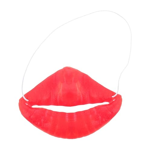 JOINPAYA Lustige Wurst Big Mund Streich Spielzeug Für Aprilscherzes Tag Big Lip Requisite Lip Requisiten Halloween Wurst Mund Gefälschte Lippen Halloween Für Halloween Cosplay von JOINPAYA