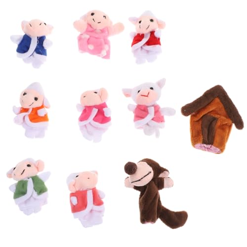 JOINPAYA Fingerpuppen Aus Plüsch Lustige Und Schaf Fingerpuppen Für Weiche Und Sichere Spielzeuge Für Zuhause Und Schule Für Jungen Und Mädchen Kuscheltier-Spielzeug JOINPAYA Fingerpuppen Aus Plüsch Lustige Und Schaf Fingerpuppen Für Weiche Und Sichere Spielzeuge Für Zuhause Und Schule Für Jungen Und Mädchen Kuscheltier-Spielzeug von JOINPAYA