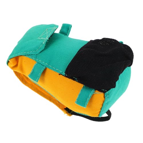 JOINPAYA Spielzeugrucksack Miniaturrucksack Für Puppenhäuser Puppenhauszubehör Kleiner Stoffrucksack Puppenrucksack Maßstab Rollenspiel Zubehör von JOINPAYA