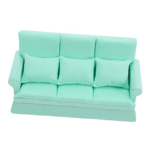JOINPAYA Maßstab Stabile und Farbige Mini Couch für Wohnzimmer Dekoration Platzsparend Vielseitig für Puppenhaus Möbel und Kreative DIY Projekte von JOINPAYA
