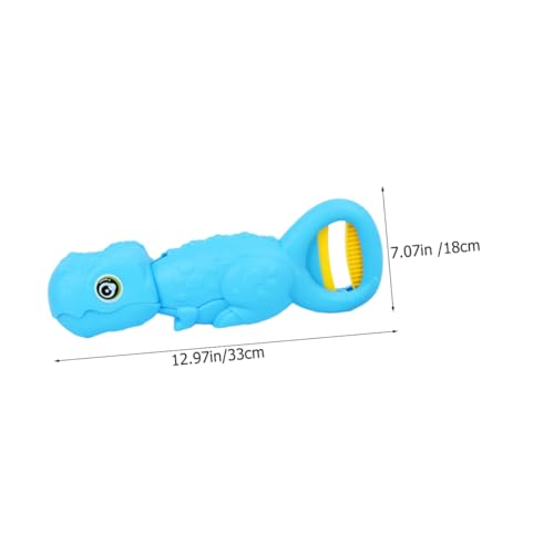JOINPAYA Mechanischer Greifarm Alligator Cartoon Greifzange für Kleinkinder Stabiles Kunststoffmaterial Fördert Motorische Fähigkeiten und Spielerisches Aufräumen Blau von JOINPAYA
