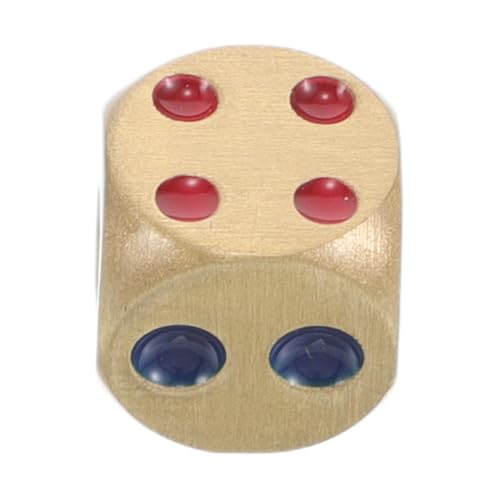 JOINPAYA Messingwürfel Fotowürfel Mini-Würfel würfeln bemalte Würfel DIY-Würfel dekorative Würfel Rollenspiel Würfel Würfel- Würfel ziehen Standard-Spielwürfel Würfel basteln Golden von JOINPAYA