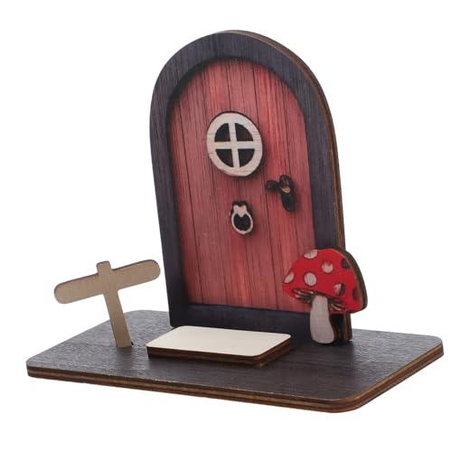 JOINPAYA Miniature Fairy Door Dekorative Tür Für Feengärten Puppenhäuser Und Mikrogärten Gartendekoration Unbemalt JOINPAYA Miniature Fairy Door Dekorative Tür Für Feengärten Puppenhäuser Und Mikrogärten Gartendekoration Unbemalt von JOINPAYA