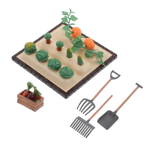 JOINPAYA Kunststoff Miniatur Garten Werkzeuge Kinder Mini Landwirtschaft Kit Für Puppenhaus Einrichtung von JOINPAYA