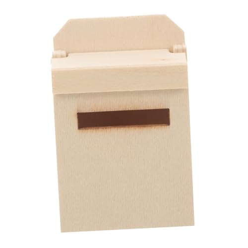 JOINPAYA Mini Holz Modell Mailbox Maßstab 112 Puppenhaus Möbel Dekoration Spielzeug von JOINPAYA