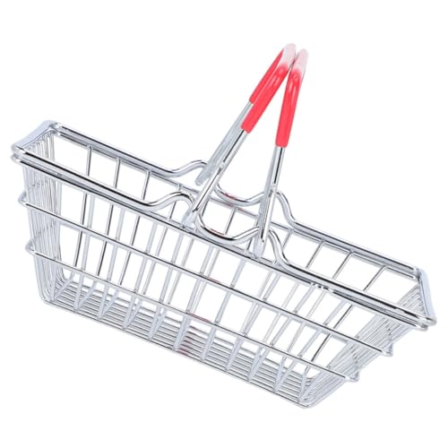 JOINPAYA Mini-Einkaufskorb Korb Ideen Mini-Aufbewahrungskorb Einkaufskorb Supermarkt kühlkorb einkaufskorb Storage Baskets -Einkaufskorb Mini-Metallkorb mit Griffen Gummi JOINPAYA Mini-Einkaufskorb Korb Ideen Mini-Aufbewahrungskorb Einkaufskorb Supermarkt kühlkorb einkaufskorb Storage Baskets -Einkaufskorb Mini-Metallkorb mit Griffen Gummi von JOINPAYA
