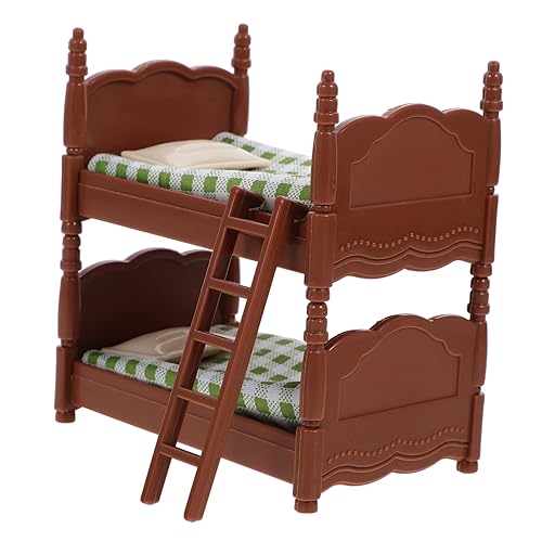 JOINPAYA Mini - Etagenbett - Kinderspielzeug Mini - Puppenhausmöbel Mini - Bett - Miniatur - Möbelfiguren für Toys Mini - Hausbett Miniatur - Puppen - Etagenbett Plastik Green JOINPAYA Mini - Etagenbett - Kinderspielzeug Mini - Puppenhausmöbel Mini - Bett - Miniatur - Möbelfiguren für Toys Mini - Hausbett Miniatur - Puppen - Etagenbett Plastik Green von JOINPAYA