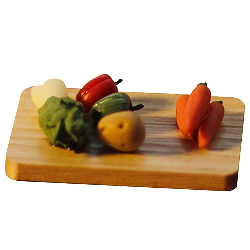 JOINPAYA Mini Gemüse Schneidebrett Spielzeugmodelle Miniaturbrett Miniatur Schneidebrett Miniatur Schneidebrett Mini Schneidebrett Requisite Puppenhauszubehör Holz Miniatur JOINPAYA Mini Gemüse Schneidebrett Spielzeugmodelle Miniaturbrett Miniatur Schneidebrett Miniatur Schneidebrett Mini Schneidebrett Requisite Puppenhauszubehör Holz Miniatur von JOINPAYA