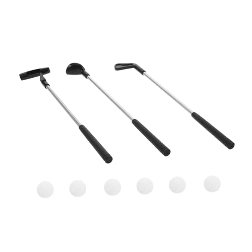 JOINPAYA Mini Golf Set für Kleinen Bällen Miniatur Golfputter aus Robustem Material Realistisch Gestaltete Mini Golf Schläger für Indoor-Spiel und Geschicklichkeitsförderung von JOINPAYA