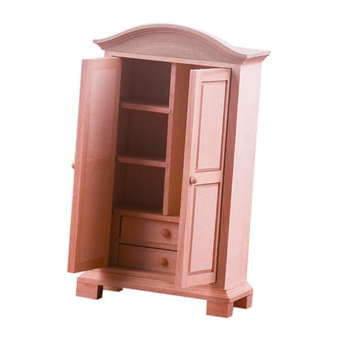 JOINPAYA Mini Puppe Mini-kleiderschrank-Ornamente Puppe Realistisch Mädchen Bücherregal-miniaturen Mini-hausbausatz Holzschrank Dollhouse Furniture Mini-bücherregalmöbel Mini-hausaccessoire JOINPAYA Mini Puppe Mini-kleiderschrank-Ornamente Puppe Realistisch Mädchen Bücherregal-miniaturen Mini-hausbausatz Holzschrank Dollhouse Furniture Mini-bücherregalmöbel Mini-hausaccessoire von JOINPAYA