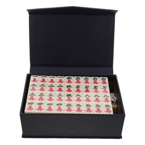 JOINPAYA Mini Mahjong Set Melamin Kompakt Leicht Tragbar mit Gravierten Soliden Spielsteinen für Reisen Camping und Gemeinschaftsspiele im Freien für Studenten und Familien JOINPAYA Mini Mahjong Set Melamin Kompakt Leicht Tragbar mit Gravierten Soliden Spielsteinen für Reisen Camping und Gemeinschaftsspiele im Freien für Studenten und Familien von JOINPAYA