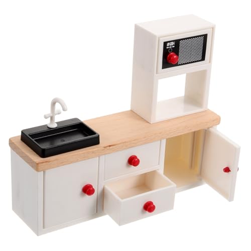 JOINPAYA Mini-Möbel holzmöbel holzspielzeug Dollhouse zubehör Dollhouse Furniture Miniaturküche Miniaturen Mini- waschbecken spülbecken Mini-Holzschrank Puppenhauszubehör hölzern Weiß JOINPAYA Mini-Möbel holzmöbel holzspielzeug Dollhouse zubehör Dollhouse Furniture Miniaturküche Miniaturen Mini- waschbecken spülbecken Mini-Holzschrank Puppenhauszubehör hölzern Weiß von JOINPAYA