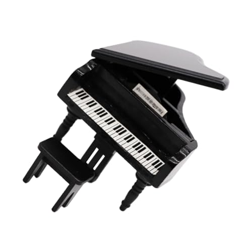JOINPAYA Mini-Piano-Modell bastelzeug handwerkskunst Geschenkidee House Decoration swor Moderne Puppenstubenmöbel Mikro Miniatur-Outdoor-Tools Mini-Landschaftsverzierungen Holz Black von JOINPAYA