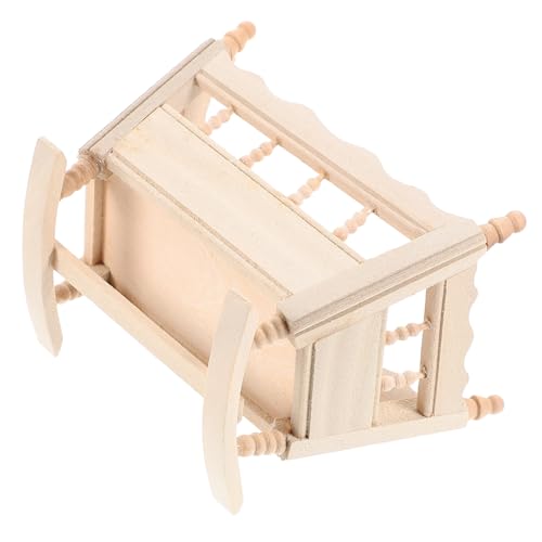 JOINPAYA Miniatur Für Handgefertigtes Holzspielzeug Mit Matratze Kreative Dekoration Für Kinderzimmer Natürliche Holzfarbe Robust Und Langlebig JOINPAYA Miniatur Für Handgefertigtes Holzspielzeug Mit Matratze Kreative Dekoration Für Kinderzimmer Natürliche Holzfarbe Robust Und Langlebig von JOINPAYA