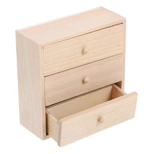 JOINPAYA Puppenhausminiaturen – Mini-schrankmodell Mit Kleinen Schrankschubladen Für Die Dekoration Eines Minihauses Aus Holz JOINPAYA Puppenhausminiaturen – Mini-schrankmodell Mit Kleinen Schrankschubladen Für Die Dekoration Eines Minihauses Aus Holz von JOINPAYA