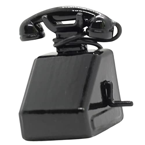 JOINPAYA Miniatur Telefon Modell Für Puppenhaus Vintage Dekoration Figurine Für Miniatur Szenen Für Kinderpartys Geburtstage Und Feiertage von JOINPAYA