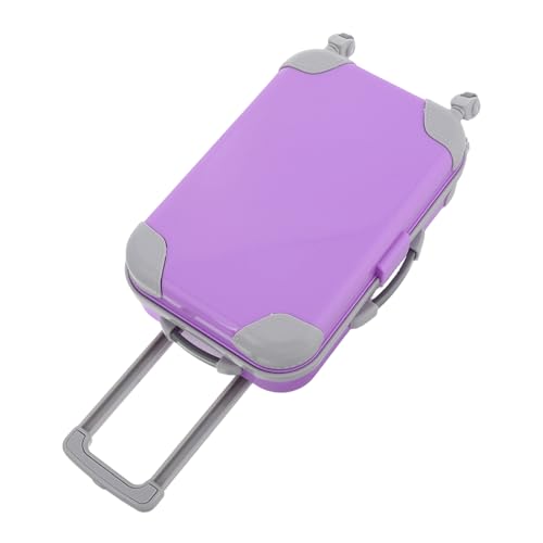 JOINPAYA Mini-Trolley Puppen Koffer Luggage für Puppen Koffer für Puppenhauszubehör Minikoffer für Puppen Puppenkoffer Mini-Aktentaschenspielzeug Mini Koffer Puppenhaus Abs Violet JOINPAYA Mini-Trolley Puppen Koffer Luggage für Puppen Koffer für Puppenhauszubehör Minikoffer für Puppen Puppenkoffer Mini-Aktentaschenspielzeug Mini Koffer Puppenhaus Abs Violet von JOINPAYA