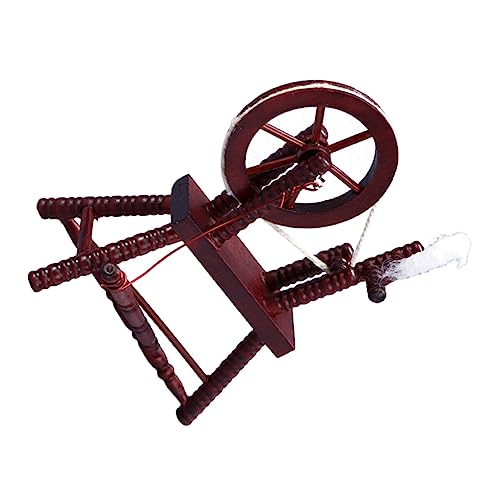 JOINPAYA Mini altes Spinnrad Miniaturen mach es mini Stützständer für Puppen klein Tisch kinderzimmerdeko Room Decoration Mini-Simulationsmodell Miniatur-Holzmöbel Coffee JOINPAYA Mini altes Spinnrad Miniaturen mach es mini Stützständer für Puppen klein Tisch kinderzimmerdeko Room Decoration Mini-Simulationsmodell Miniatur-Holzmöbel Coffee von JOINPAYA