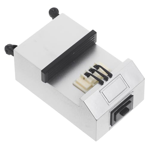 JOINPAYA Mini-eismaschine Miniatur Klein Puppe Mini-Ornamente Zum Basteln Minigerät Küchengerät Vorgeben Silver Plastik von JOINPAYA