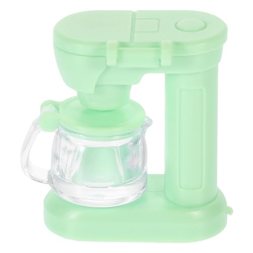 JOINPAYA Kinder Kaffeemaschine Mini-kaffeemaschine Kaffeevollautomat Kaffeepadmaschine Kaffeekocher Dekoration Kaffeekapselmaschine Miniatur-küchenstütze Mini- -kaffeemaschine- Pp Green von JOINPAYA