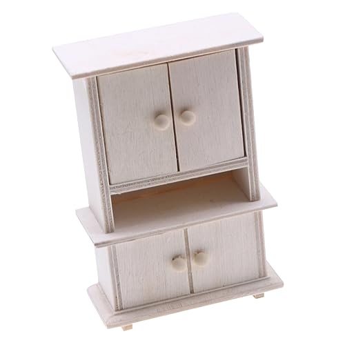 JOINPAYA Puppenhaus Miniatur Schrank Handwerk Mini Kleiderschrank Miniatur Möbel Set Holz Spielzeug Jungen Und Mädchen Zimmer Zubehör von JOINPAYA