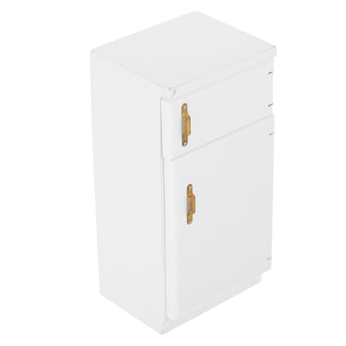JOINPAYA Mini-möbel Miniaturmöbel Holzspielzeug Miniaturregal Miniatur-möbelmodell Möbel Für Die Dekoration Weiß Hölzern von JOINPAYA