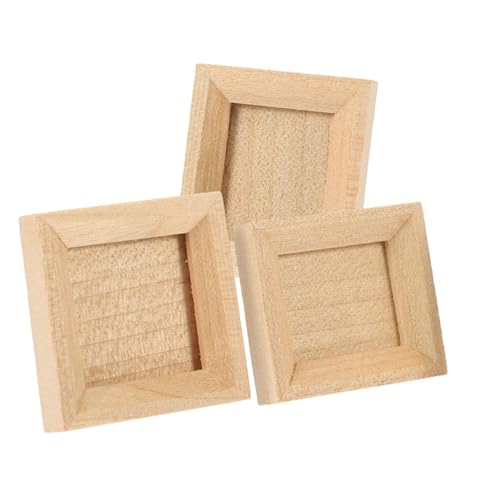JOINPAYA Handgefertigte Miniatur-fotorahmen Für Puppenhaus-Dekoration Miniatur-holzrahmen Einzigartiges Design Für Zuhause von JOINPAYA
