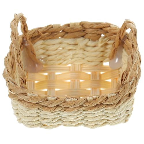 JOINPAYA Miniatur Flechtkörbe Puppenhaus Möbel Ornamente Für Spielzeughaus Mini Zubehör Mini Mini Bastelarbeiten Heim Ornament Kinderspielzeug Mini von JOINPAYA
