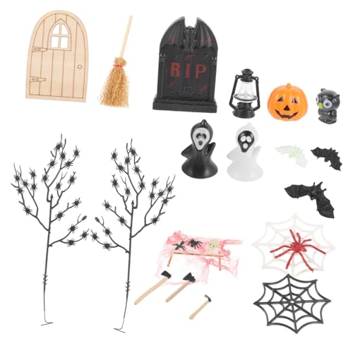 JOINPAYA Miniatur Halloween Deko Mini Puppenhaus Zubehör Detaillierte Micro Landschafts Ornamente DIY Puppenhaus Szene als für Familie und Freunde JOINPAYA Miniatur Halloween Deko Mini Puppenhaus Zubehör Detaillierte Micro Landschafts Ornamente DIY Puppenhaus Szene als für Familie und Freunde von JOINPAYA