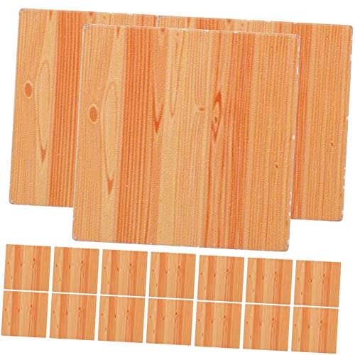 JOINPAYA Miniatur Holzbodenbeläge Für Puppenhäuser Dekorative Miniatur Fußböden Für Kreative Wohnräume Perfekte Mini Dekorationen Für Kleine Puppenstuben von JOINPAYA