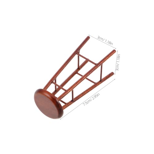 JOINPAYA Miniatur Holzstuhl für Puppenhaus Vielseitiger DIY Hochhocker Langlebige Kleine Möbel für Puppenhaus-szenerie Küchendekor Nordischer Stil Kreative Miniatur Zubehör JOINPAYA Miniatur Holzstuhl für Puppenhaus Vielseitiger DIY Hochhocker Langlebige Kleine Möbel für Puppenhaus-szenerie Küchendekor Nordischer Stil Kreative Miniatur Zubehör von JOINPAYA