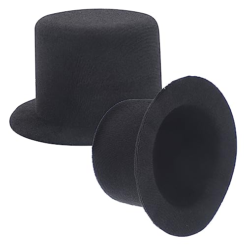 JOINPAYA Handgefertigte Mini-puppenoberteile Hüte Miniaturhüte Zum Basteln Schneemann-bastelhut Für Partygeschenke Für Jungen Und Mädchen 2er-Pack von JOINPAYA