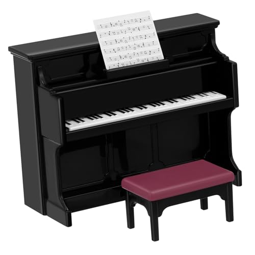 JOINPAYA 1satz Mini Upright Piano Mit Hocker Klavier Modell Für Puppenhaus Kinderzimmer Dekoration Hochwertiges Spielzeug Für Kreative Szenen Fotografie JOINPAYA 1satz Mini Upright Piano Mit Hocker Klavier Modell Für Puppenhaus Kinderzimmer Dekoration Hochwertiges Spielzeug Für Kreative Szenen Fotografie von JOINPAYA