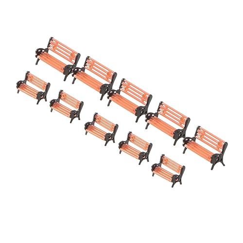JOINPAYA Miniatur Parkbank Modelle Für Modellbau Long Chair 1/150 Und 1/100 Maßstab Perfekte Ergänzung Für Puppenhaus Und Landschaftsgestaltung von JOINPAYA