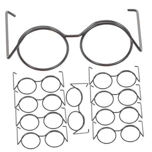JOINPAYA Mini-puppenbrille Aus Metall – 10 Stück Miniatur-puppenbrillen Mit Rundem Rahmen Für Bastelprojekte Und Sammlerstücke JOINPAYA Mini-puppenbrille Aus Metall – 10 Stück Miniatur-puppenbrillen Mit Rundem Rahmen Für Bastelprojekte Und Sammlerstücke von JOINPAYA