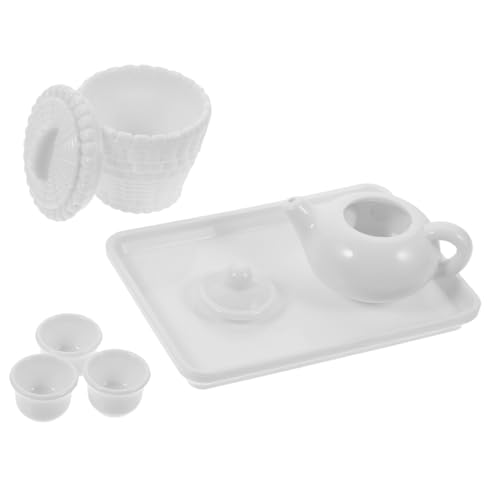 JOINPAYA Elegantes Miniatur-teeservice Miniatur- Und Tasse Weiß Für Miniatur-puppenhäuser JOINPAYA Elegantes Miniatur-teeservice Miniatur- Und Tasse Weiß Für Miniatur-puppenhäuser von JOINPAYA