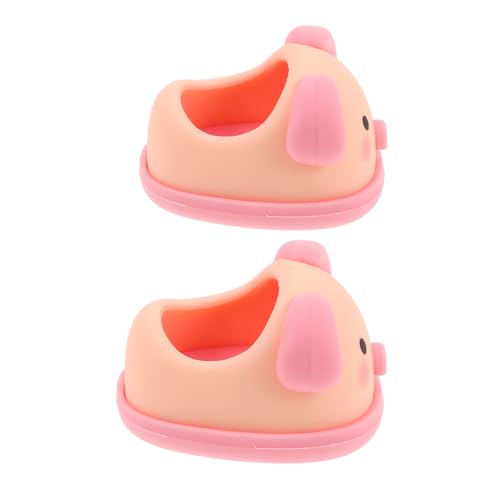 JOINPAYA Miniatur Puppenschuhe Niedliche Schweine Design für Puppen Leicht Auszuziehen Weiches Material für Puppenmode und Sommer Outfits von JOINPAYA